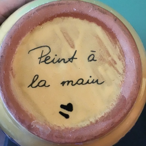 Vintage Henriot Quimper Handprinted French Deco Cup - Picture 4 of 4